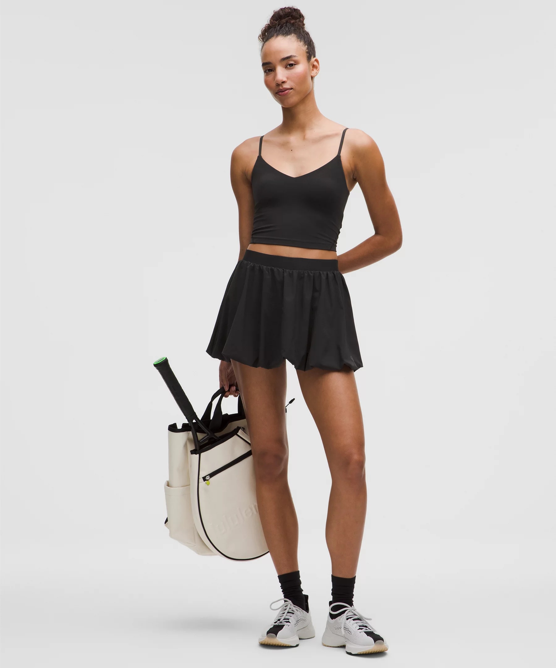 Bubble-Hem High-Rise Skirt - 2