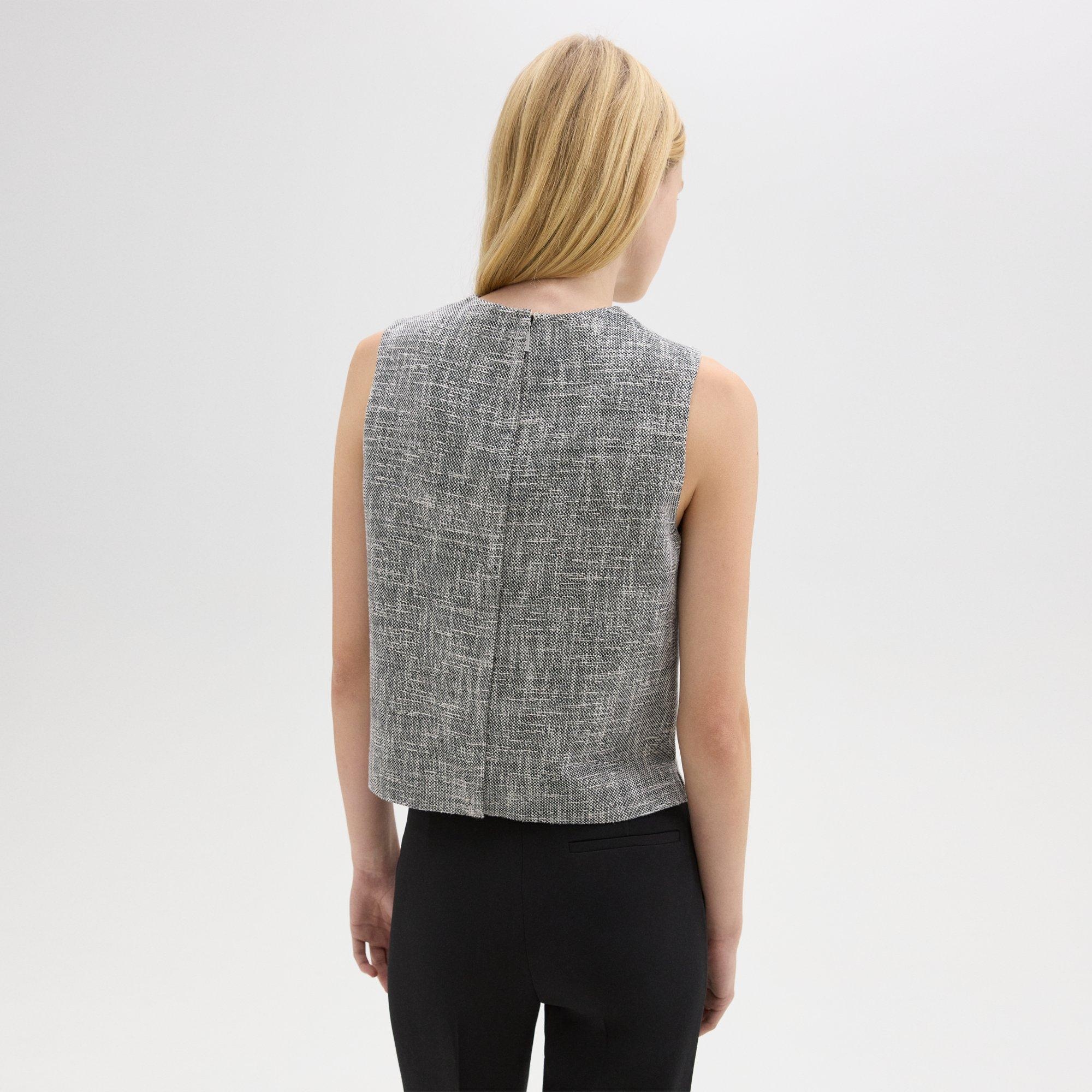 Shell Top in Canvas Tweed - 4