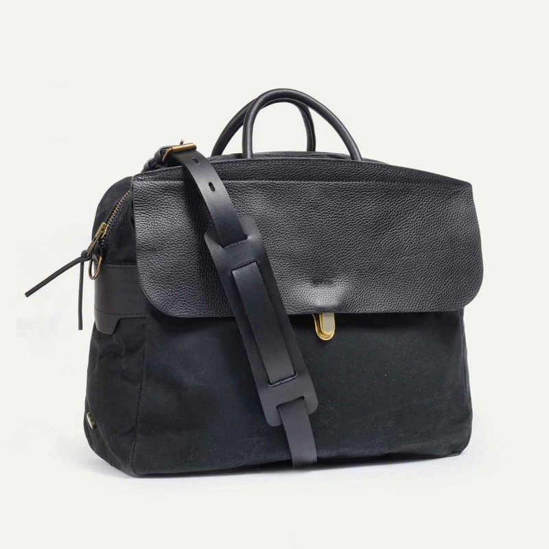 ZEPPO BUSINESS BAG  -  BLACK WAXED 3