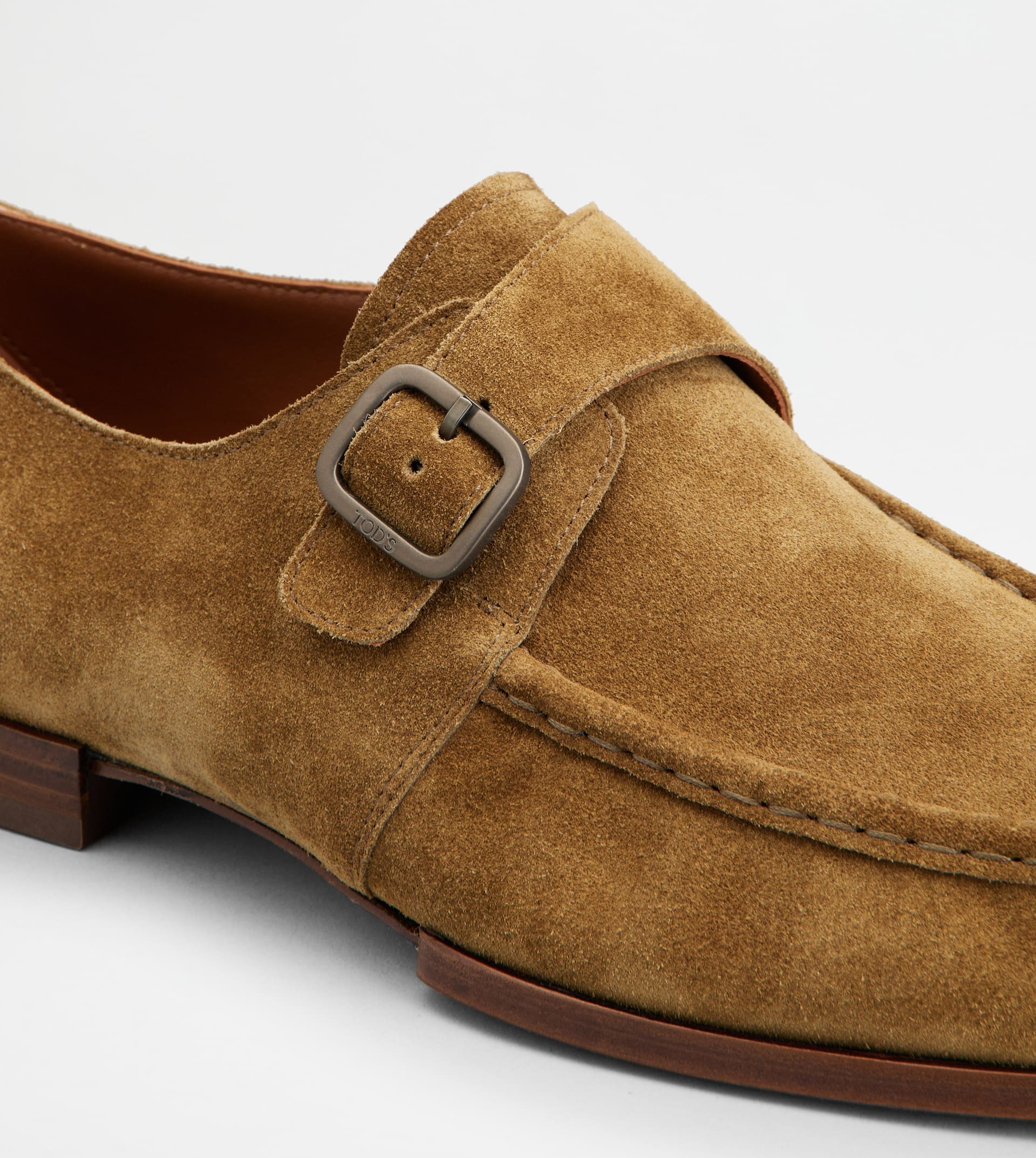 MONKSTRAPS IN SUEDE - BROWN - 5