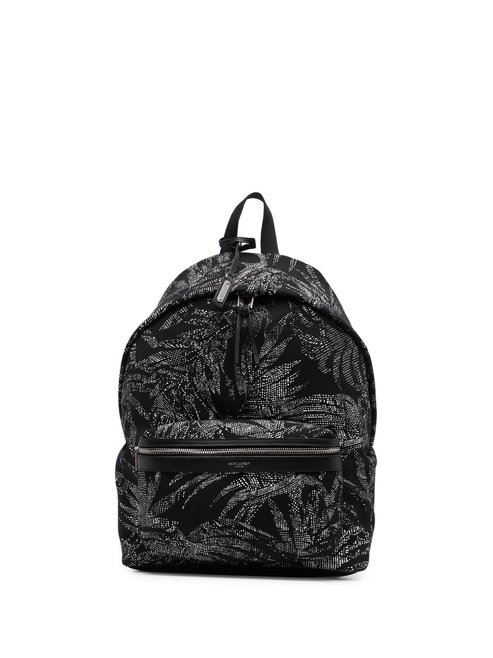 palm tree print City backpack - 1