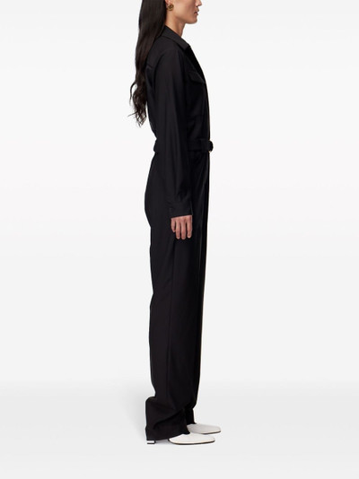 Another Tomorrow high-neck belted-waist jumpsuit outlook