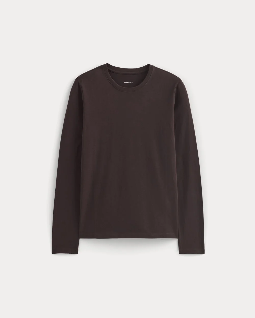 THE SLIM LONG-SLEEVE CREW IN ESSENTIAL COTTON - 1