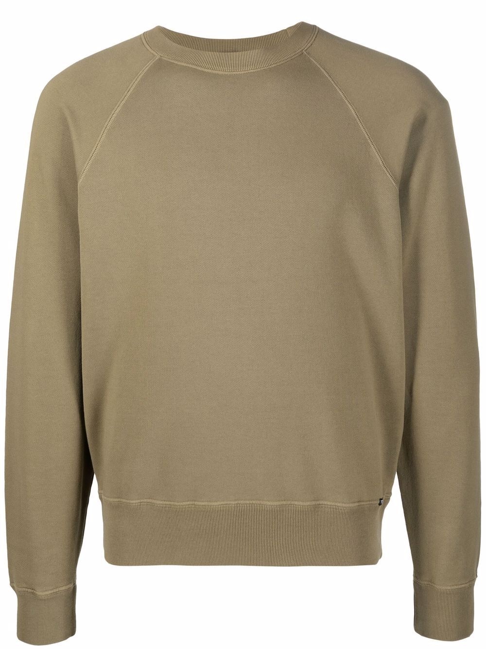 round-neck raglan-sleeve sweatshirt - 1