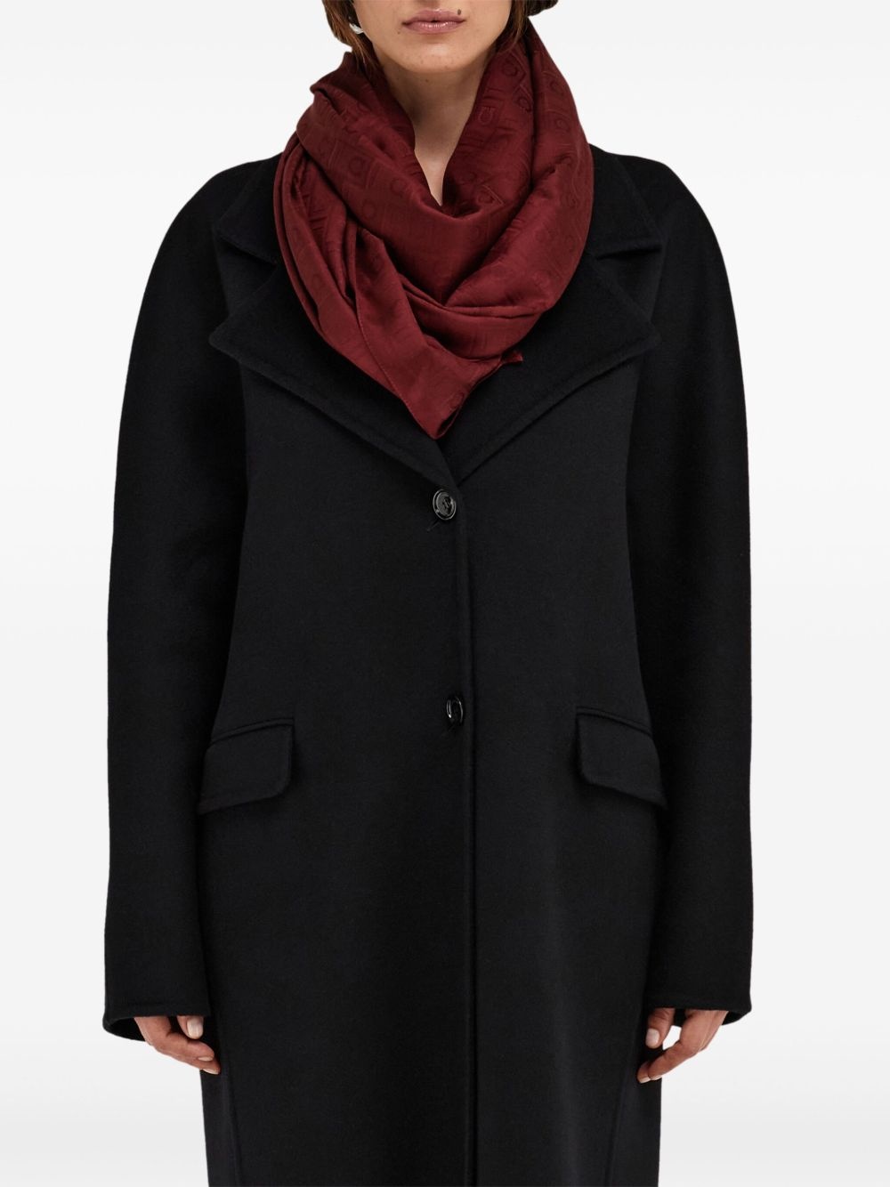 monogram stole - 4