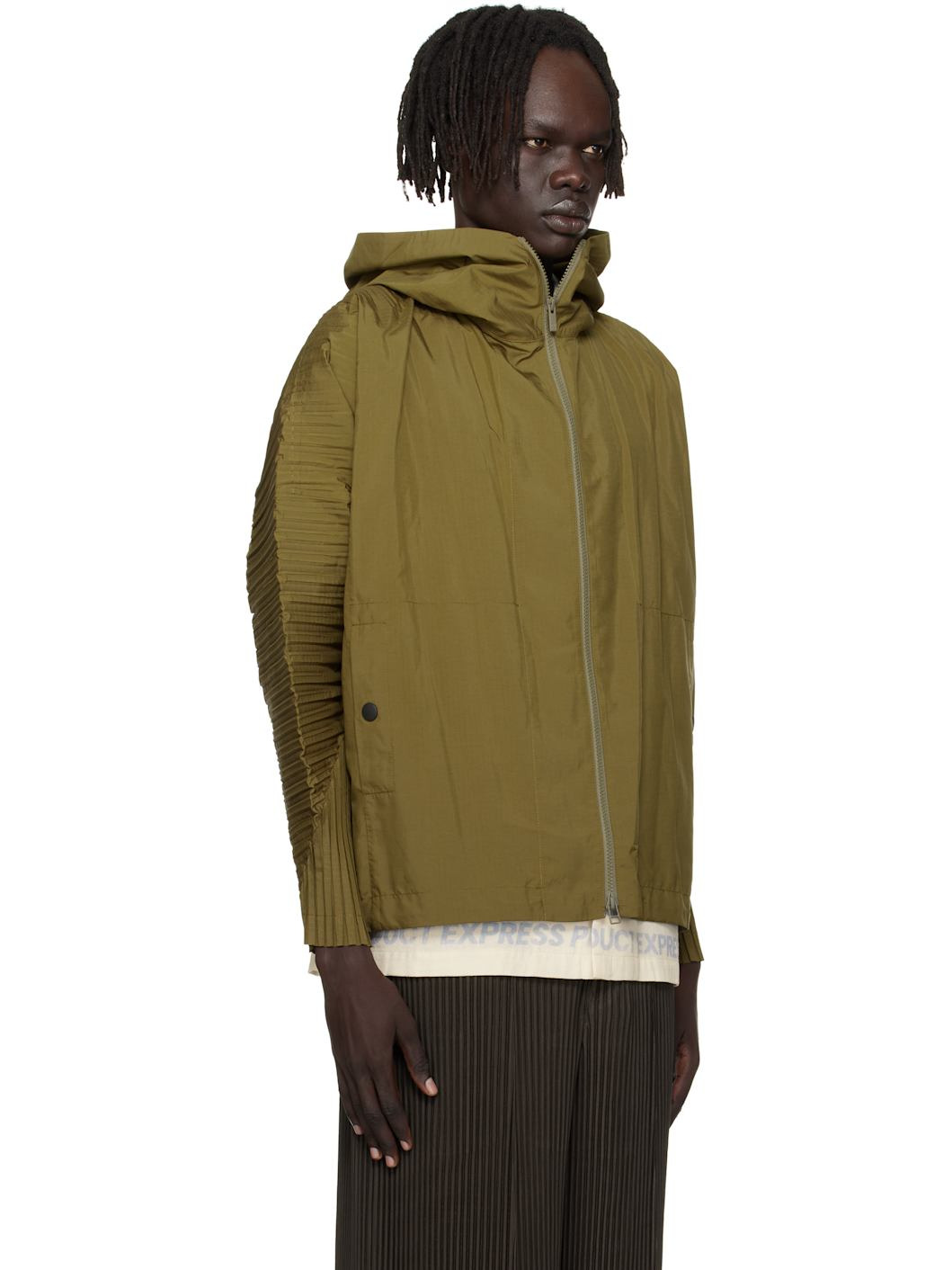 Khaki Cascade Jacket - 2