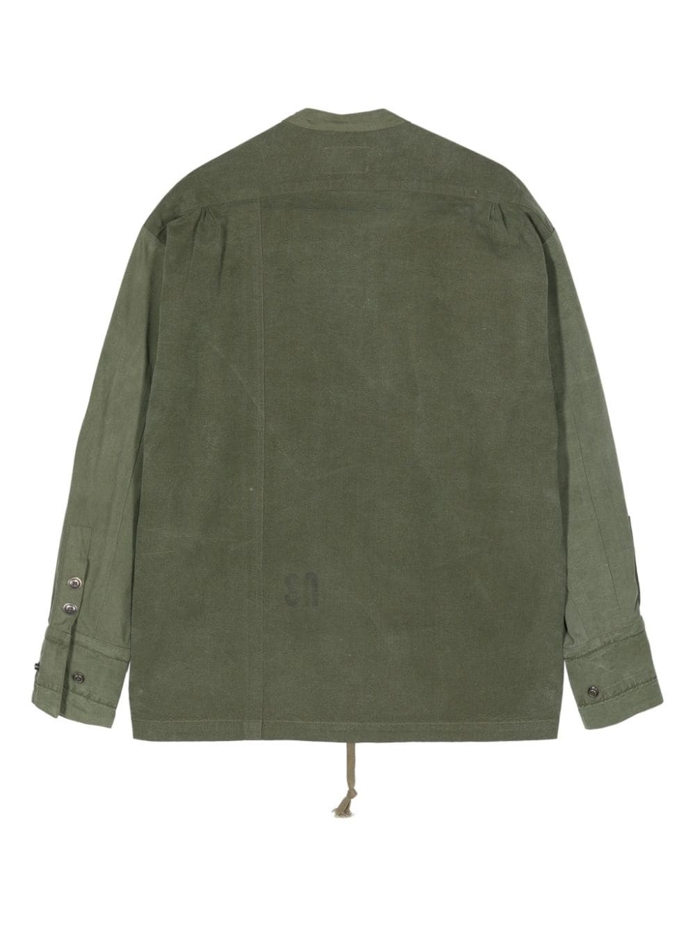 cotton zip-up jacket - 2
