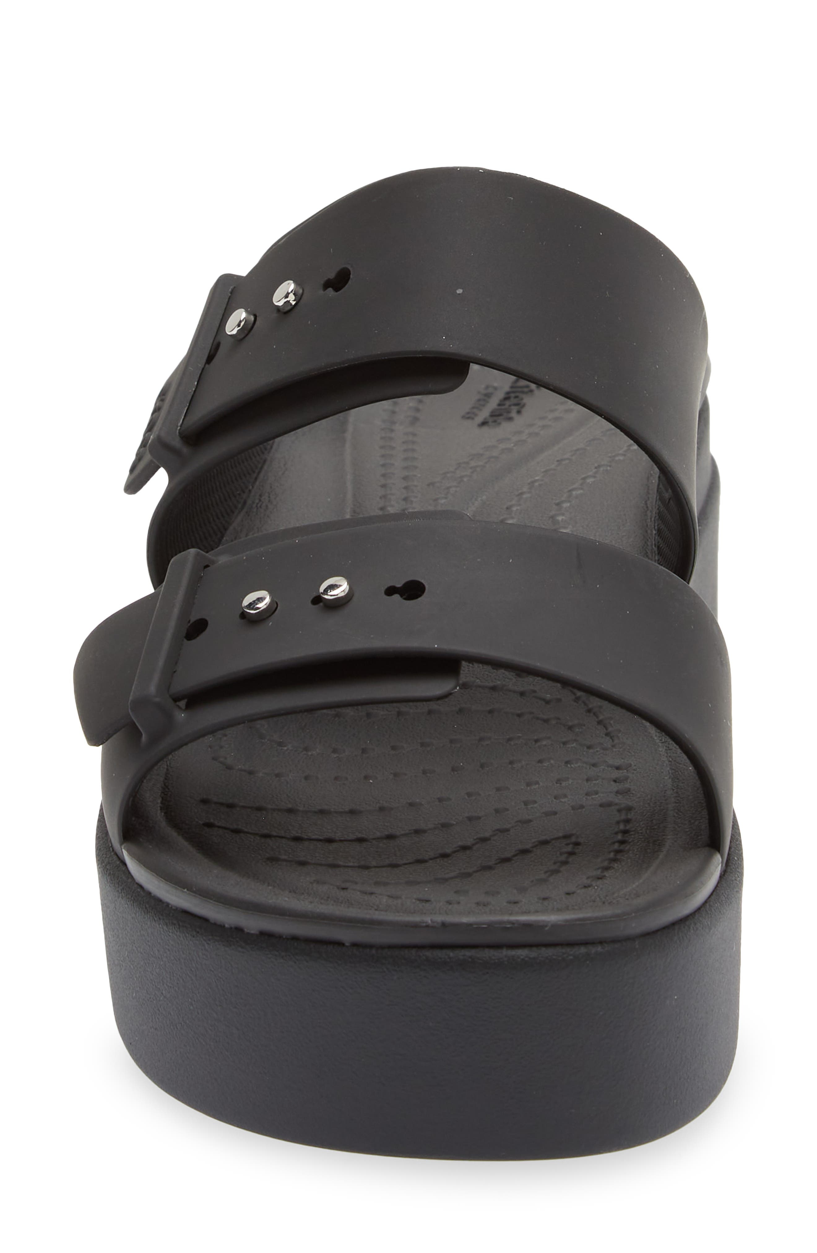 CROCS Brooklyn Wedge Slide Sandal in Black at Nordstrom - 4