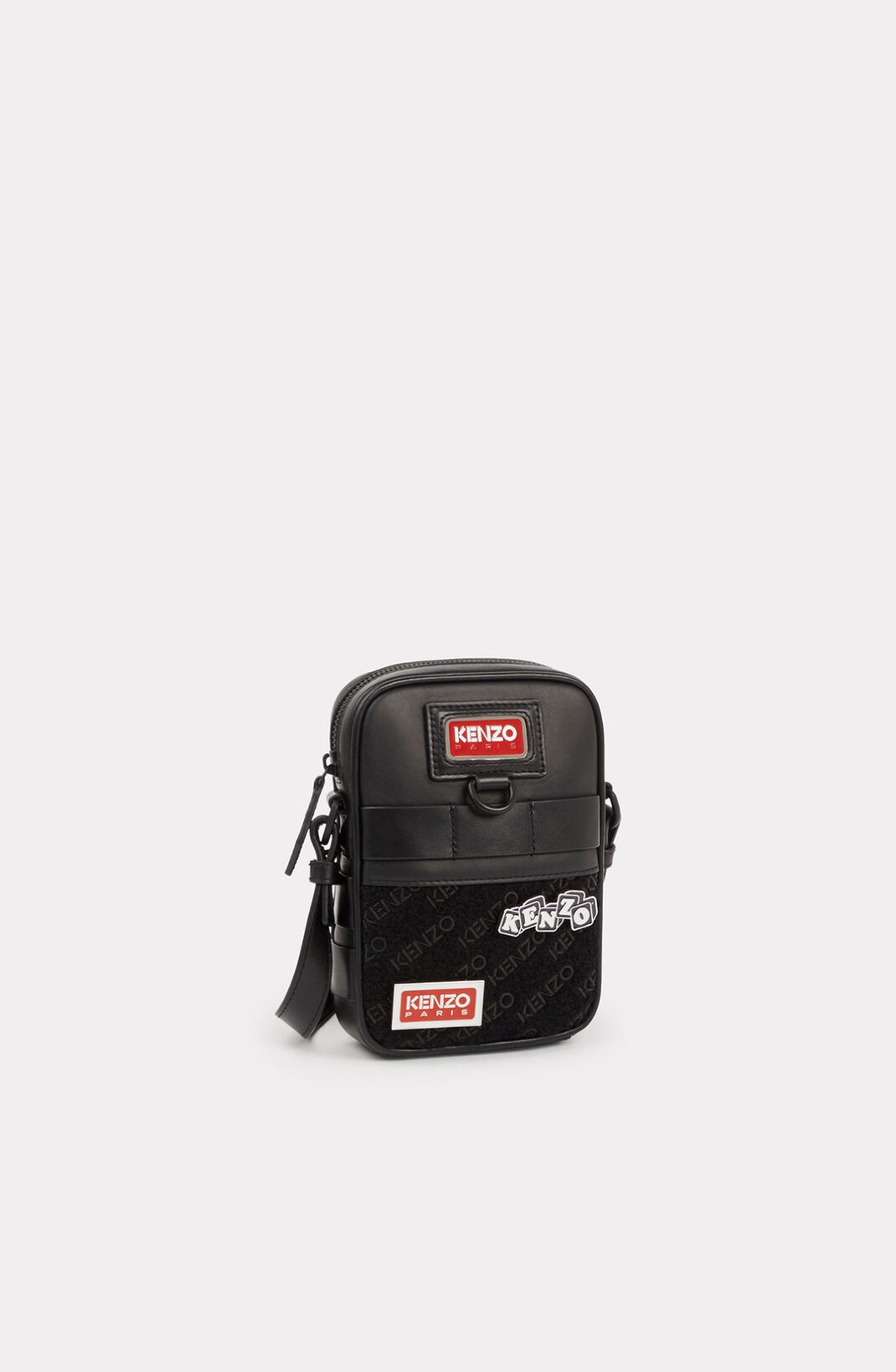 Small leather KENZO Jungle cross-body bag - 1