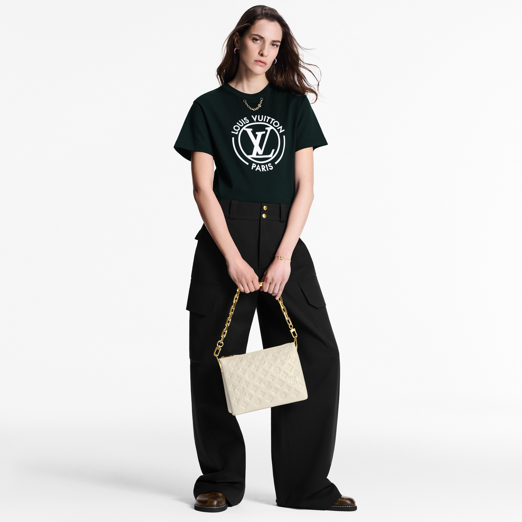Flocked LV T-Shirt - 4