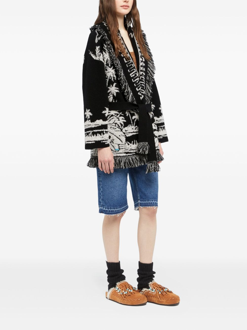Palm Grove Tales fringe cardigan - 3