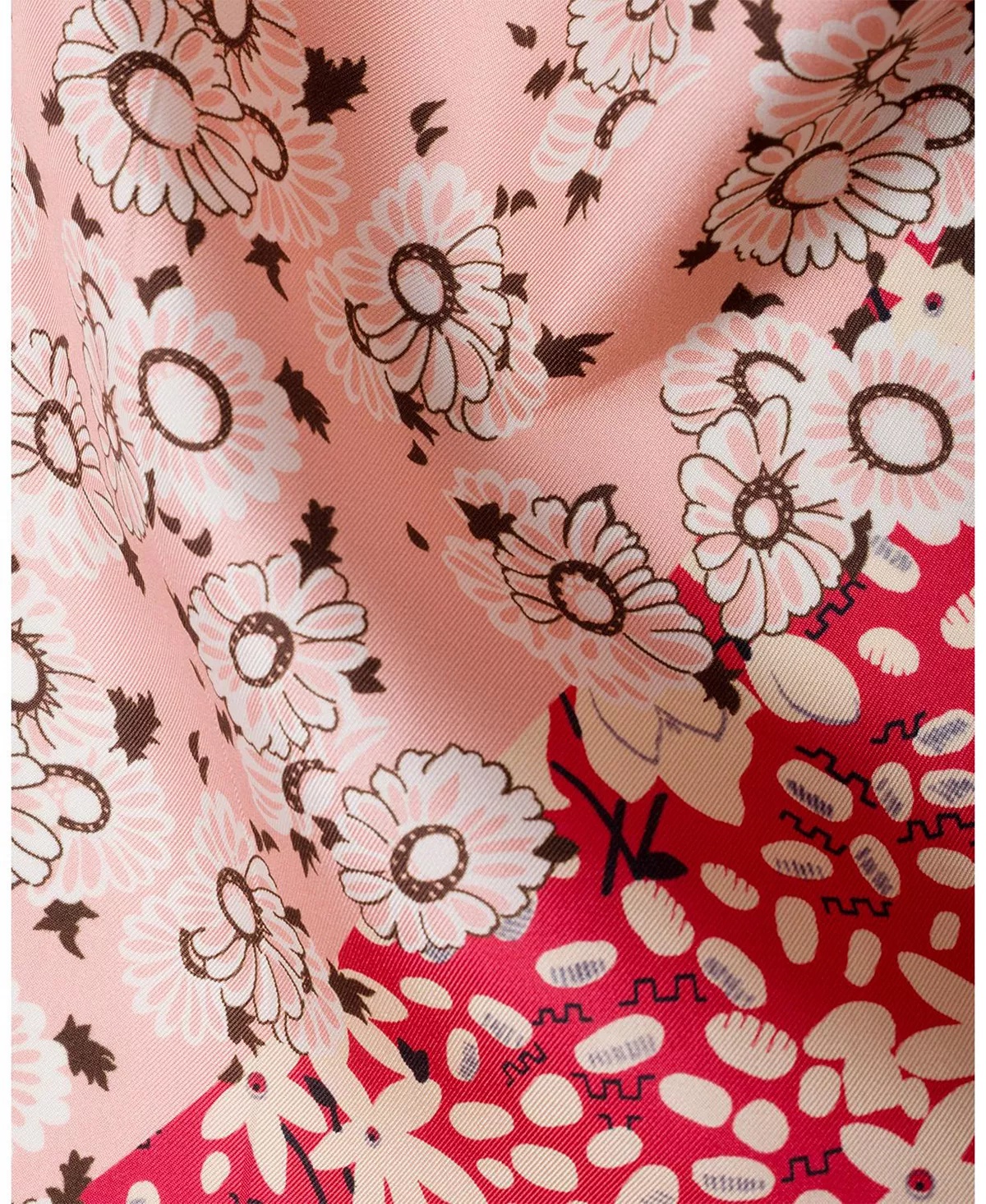 Printed Silk Twill Scarf - 3
