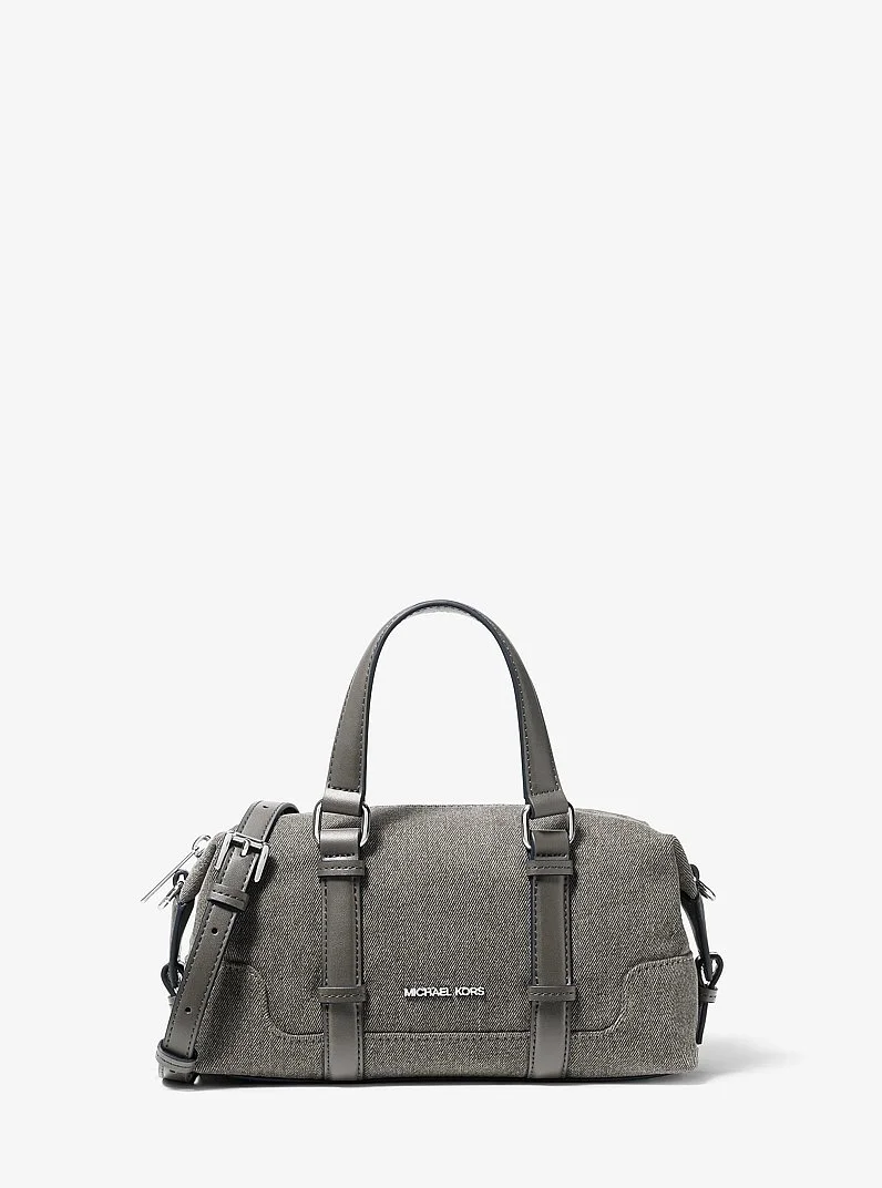 Teddi Extra-Small Washed Denim Crossbody Bag - 1