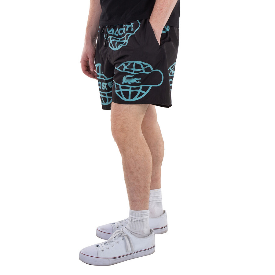 Lacoste Globe Printed Swim Shorts - 2