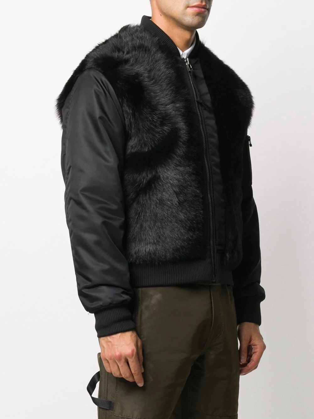 x Nick Wooster fur bomber jacket - 4