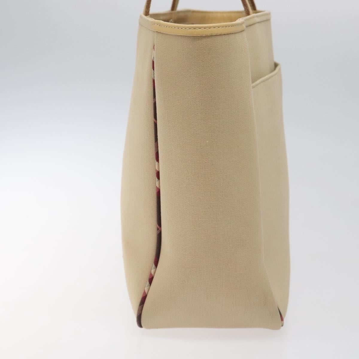 Burberry Blue Label Tote Bag Canvas Beige - 4