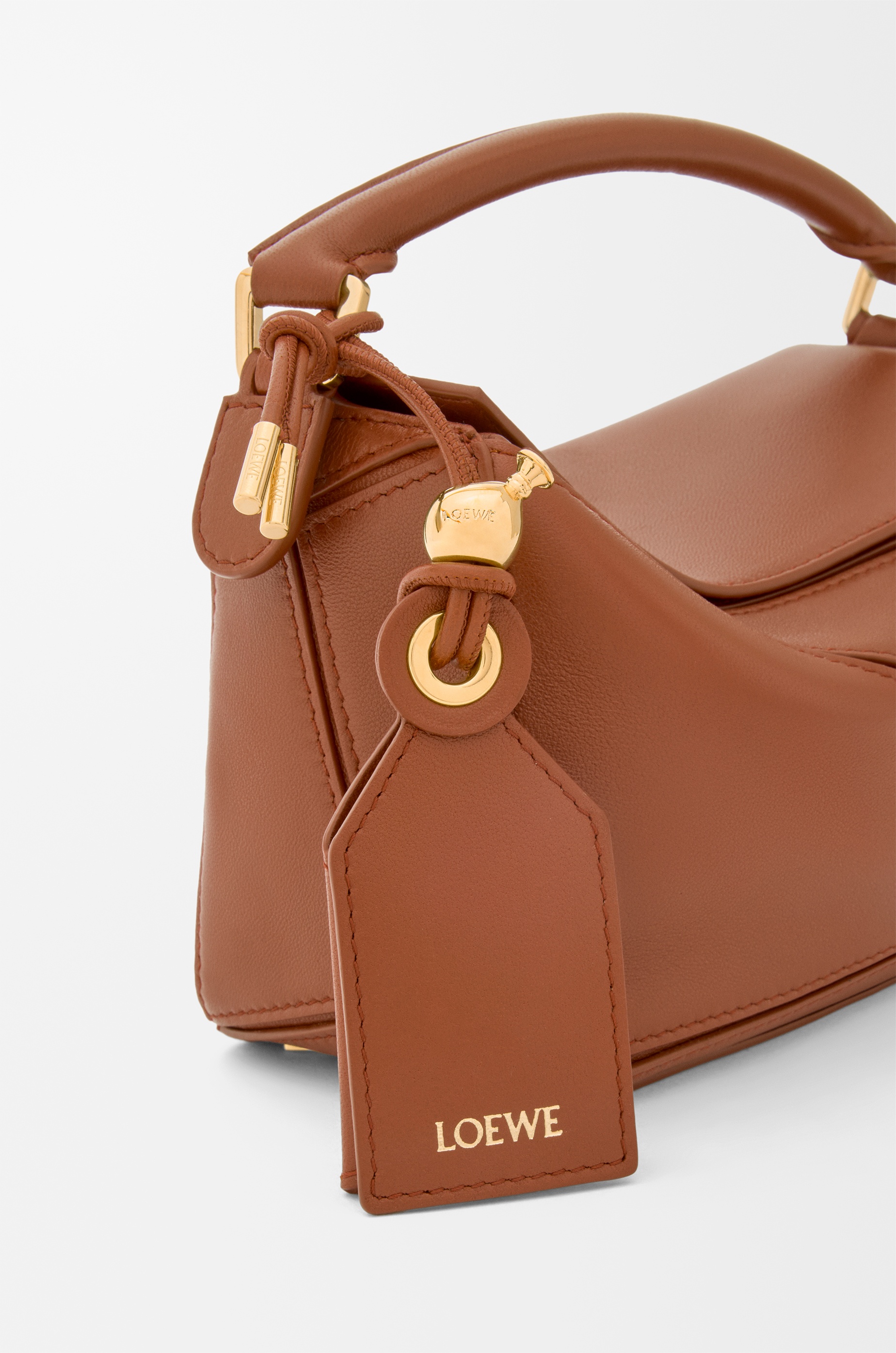 Mini Featherlight Puzzle bag in nappa lambskin - 9
