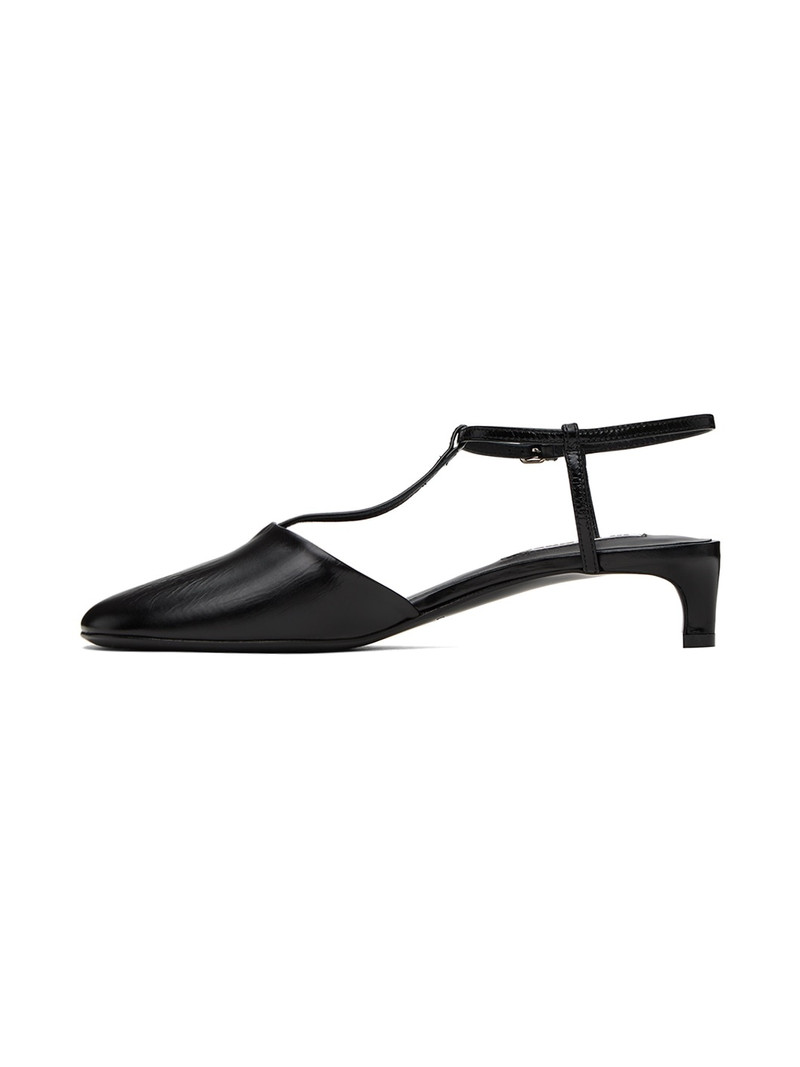 Black High Heeled Sandals 3
