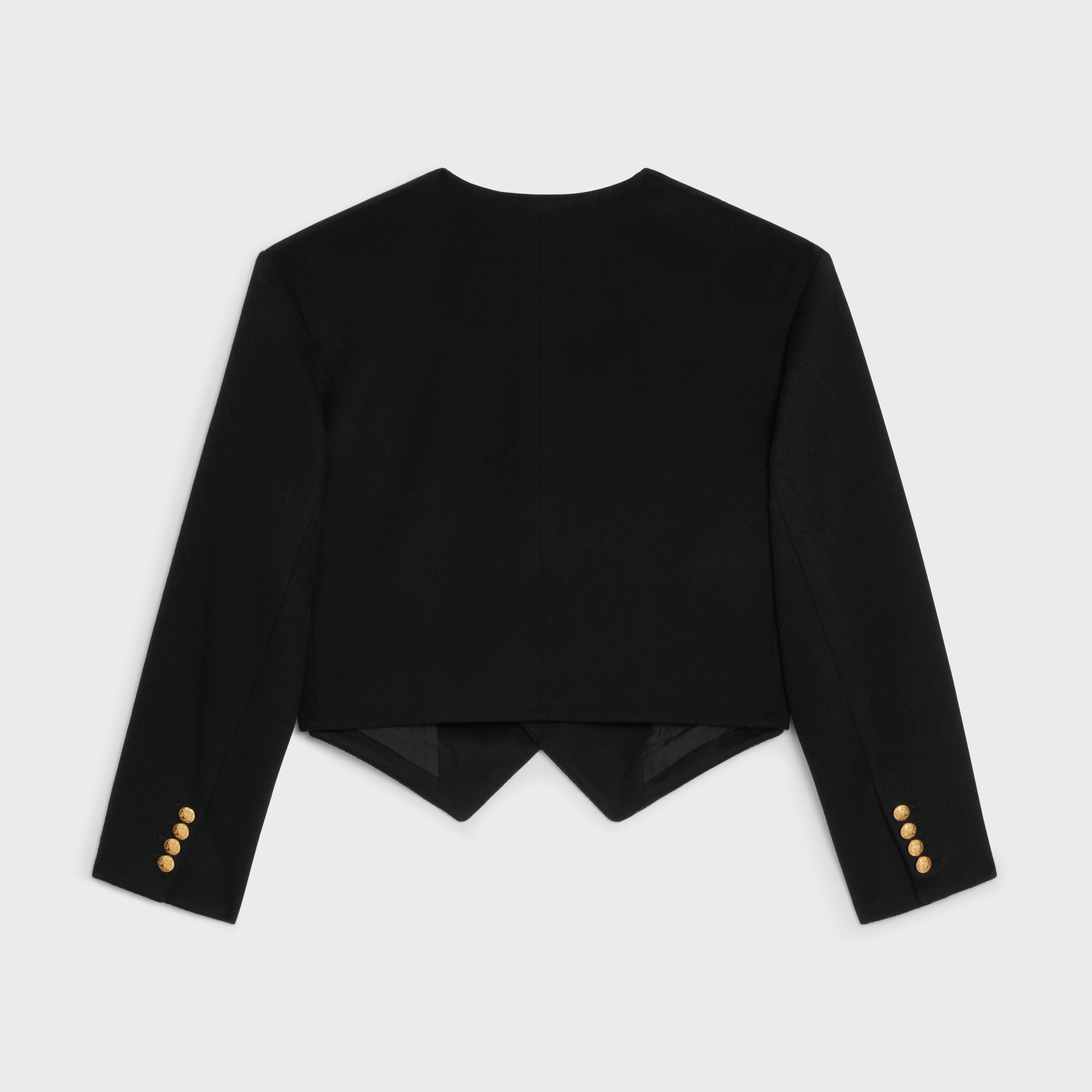 Loose military jacket in Wool cloth - 2