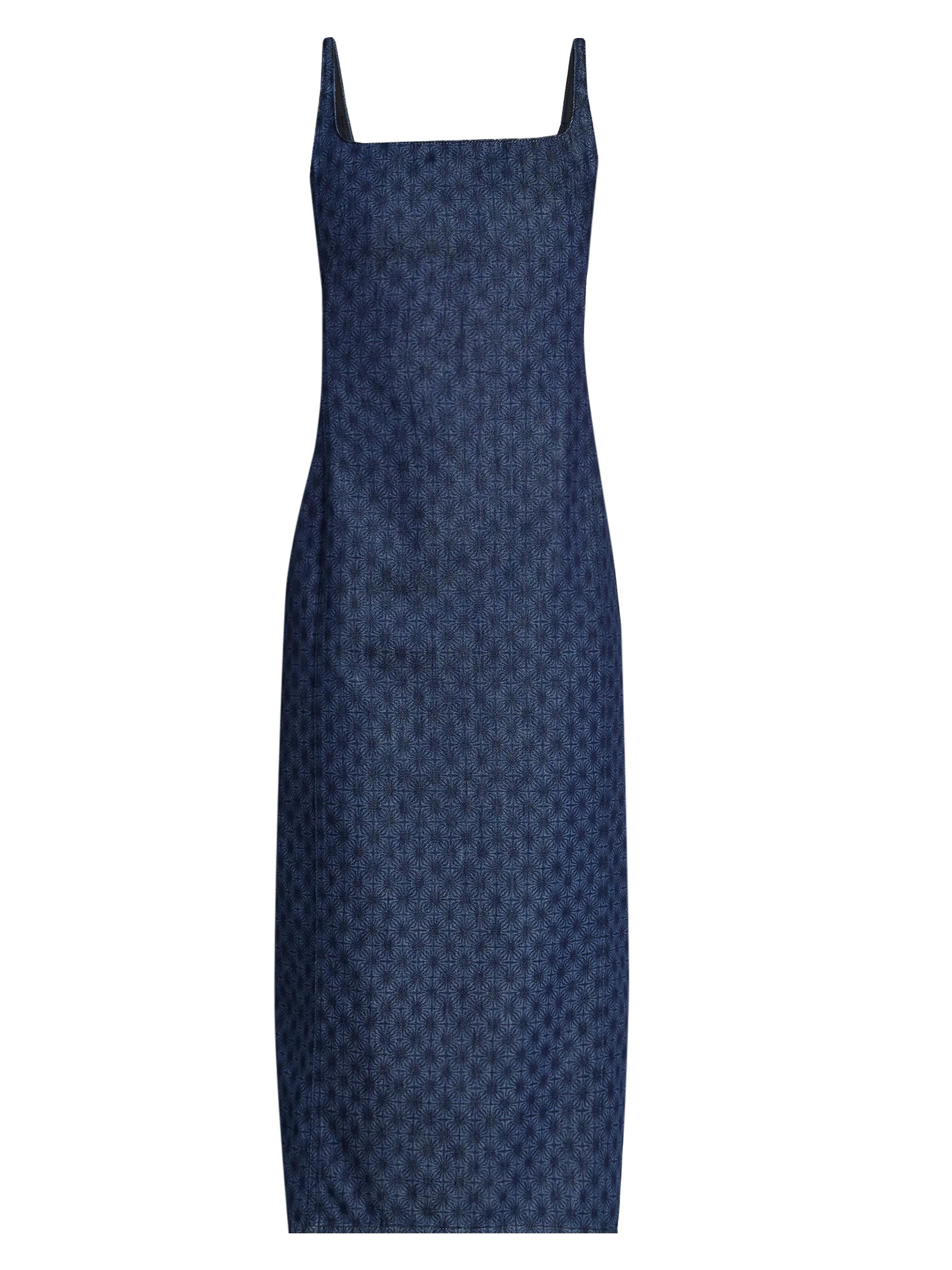 Women's Debano Geometric Denim Midi-Dress - Dessin B - 1