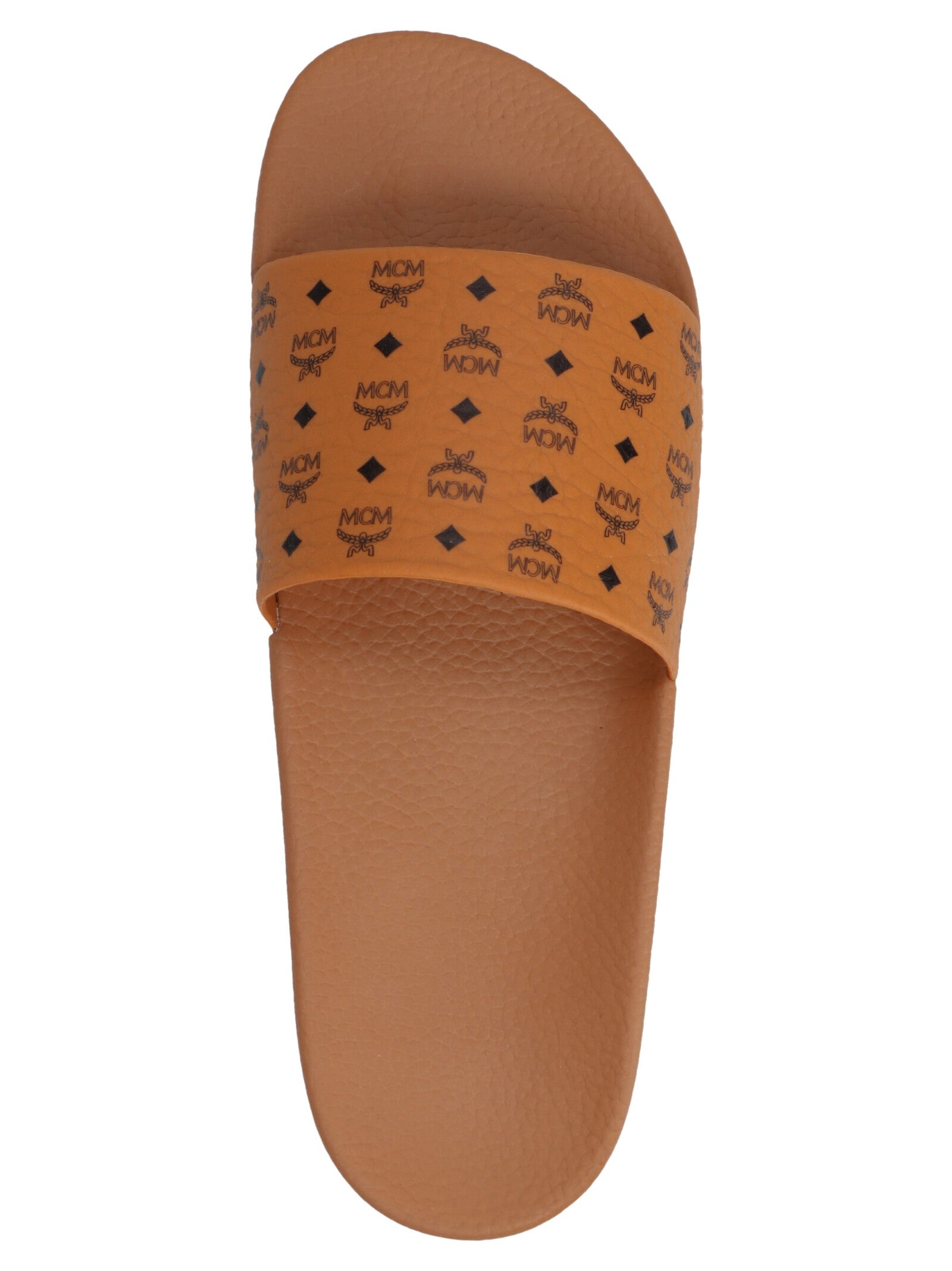 All-Over Monogram Slides Sandals Brown - 3