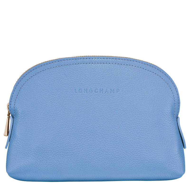 Le Foulonné Pouch Cloud Blue - Leather 1