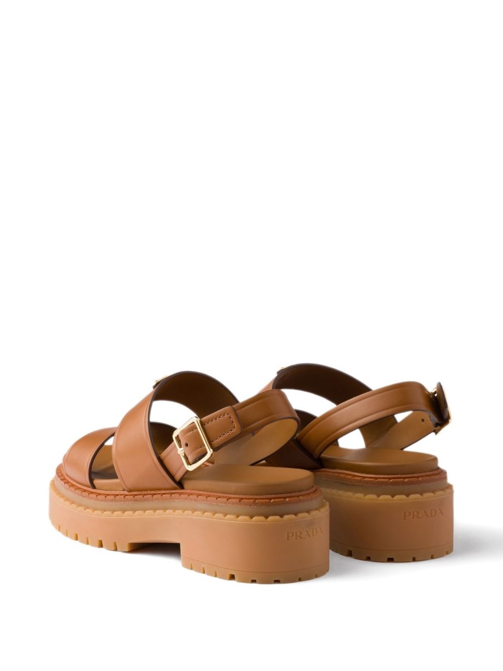 55mm buckle-strap platform sandals - 4