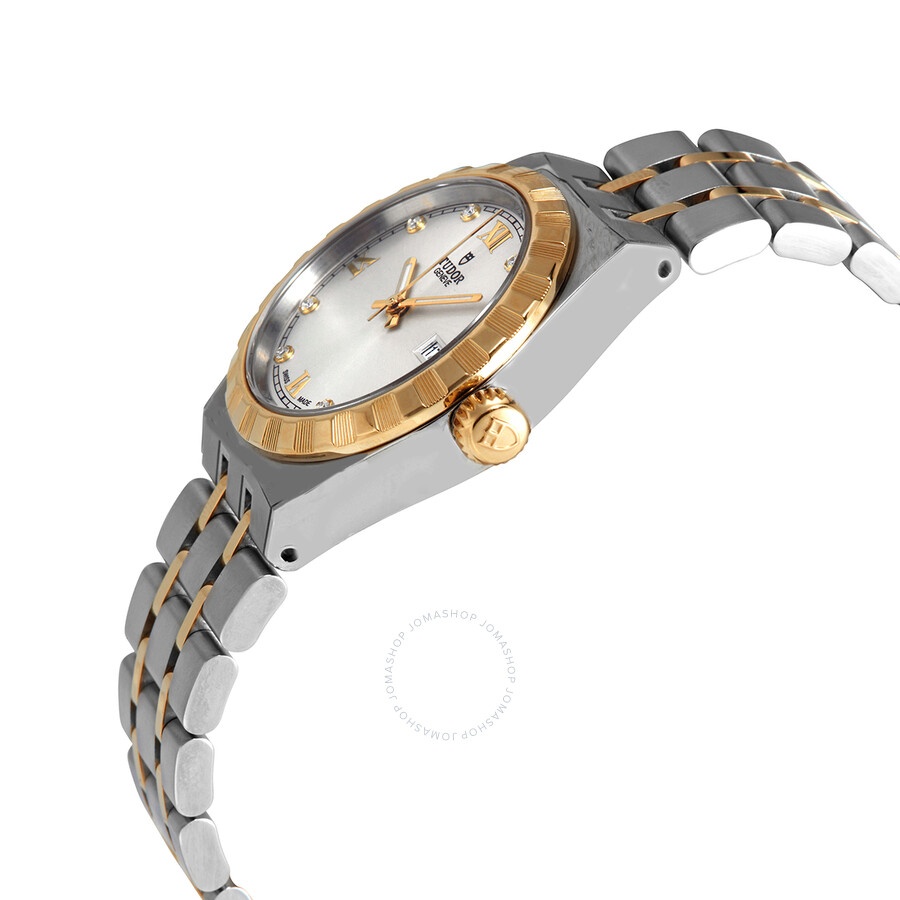 Tudor Royal Automatic Diamond Silver Dial 28 mm Ladies Watch M28303-0002 - 2
