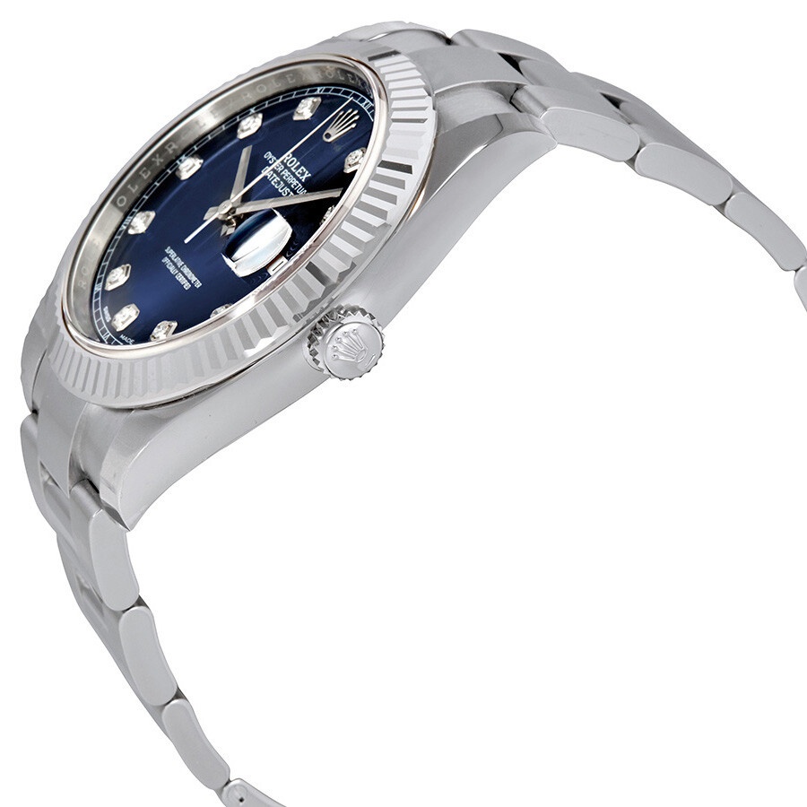 Rolex Datejust 41 Blue Diamond Dial Automatic Men's Watch 126334BLDO - 2