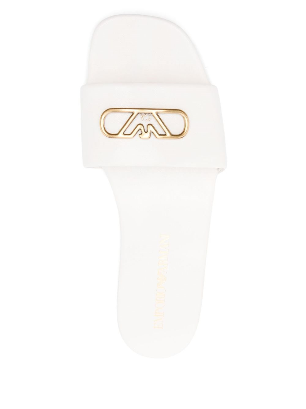 Leather flat sandals - 4