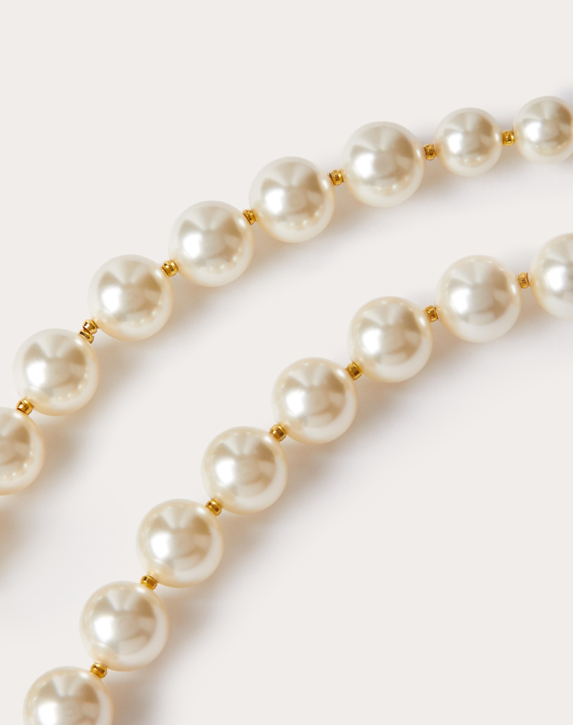 VLOGO SIGNATURE METAL CHOKER WITH SWAROVSKI® PEARLS - 4