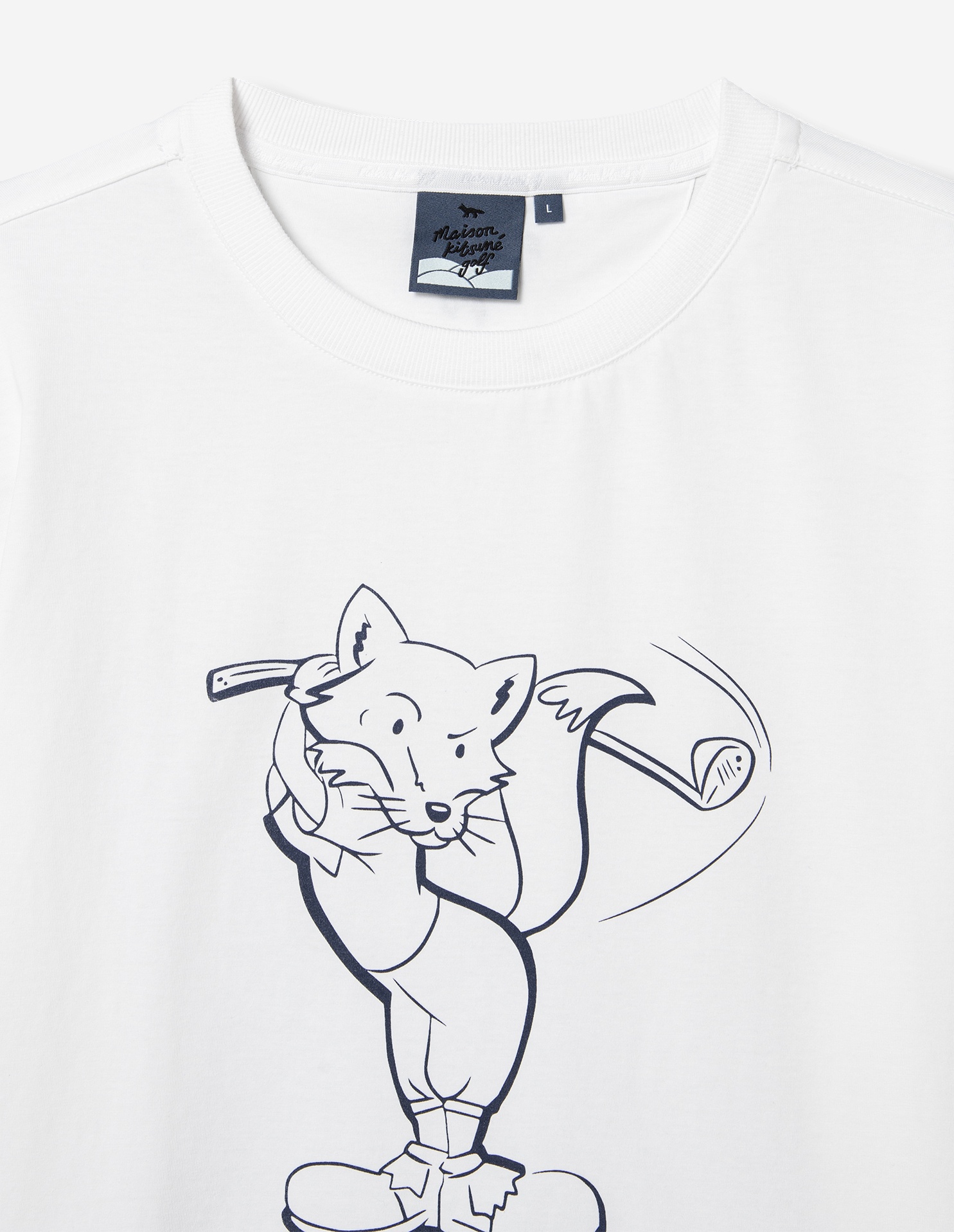 Men Swing Fox Print T-shirt - 7