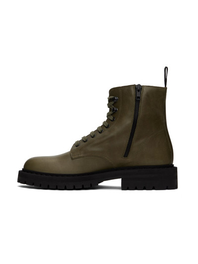 Common Projects Khaki Combat Boots outlook