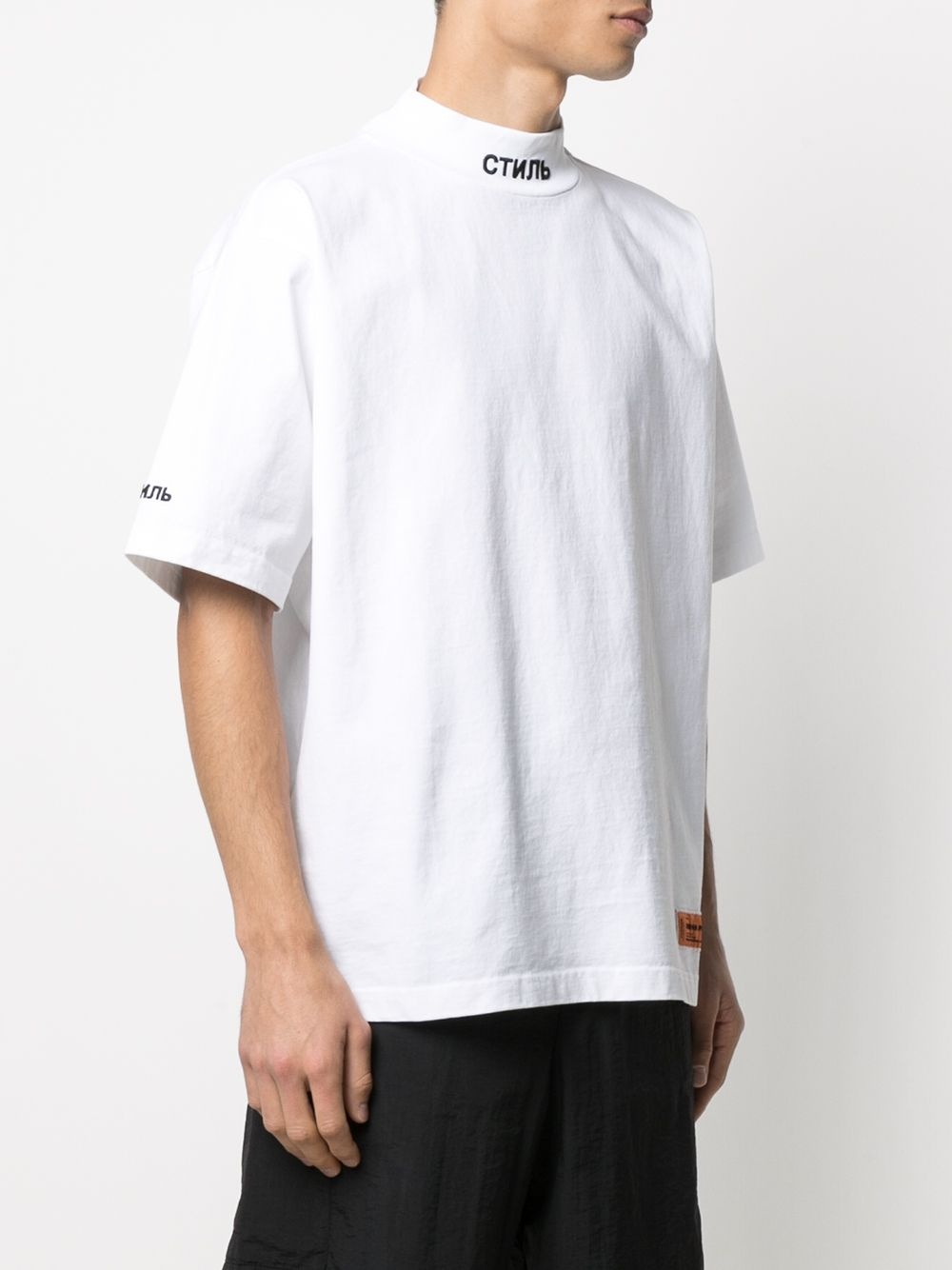 embroidered logo T-shirt - 3