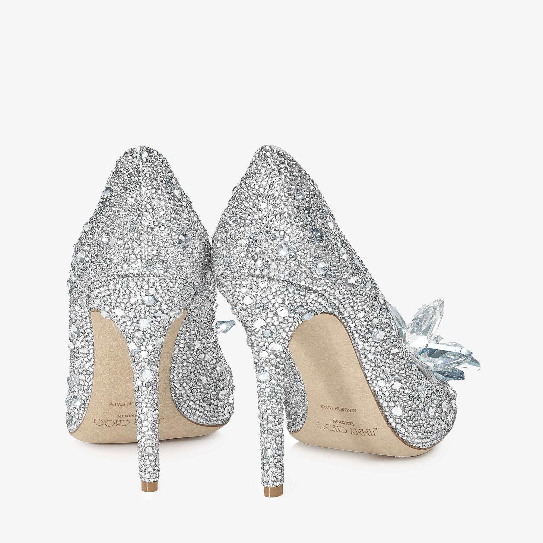 Alia
Crystal Covered Pointy Toe Pumps - 4