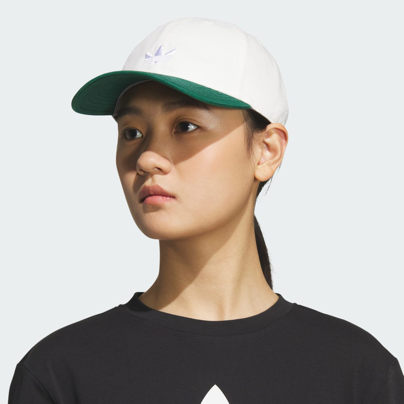 Relaxed Trefoil Strapback Hat 4