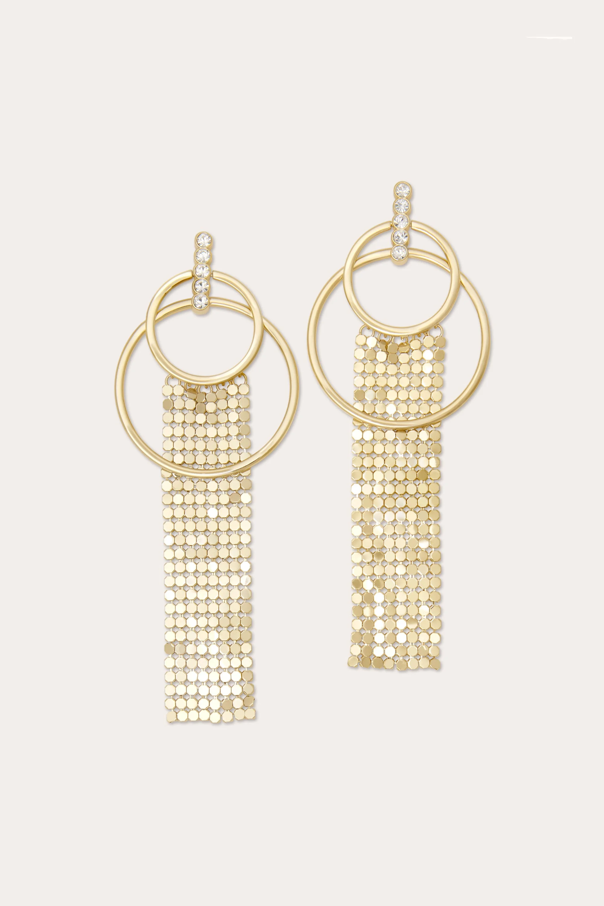 Nora Chain Mesh Earrings - 1