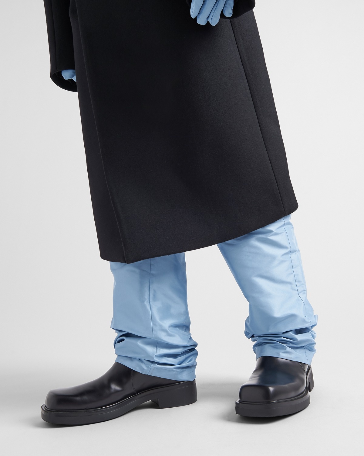 Brushed leather stovepipe boots - 3