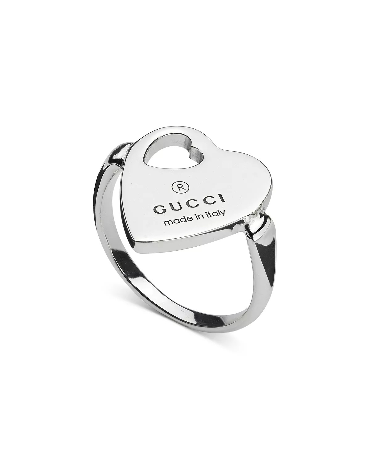 Sterling Silver Trademark Heart Ring - 1