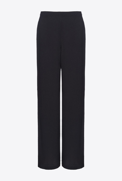 PINKO CREPE DE CHINE PULL-ON TROUSERS outlook