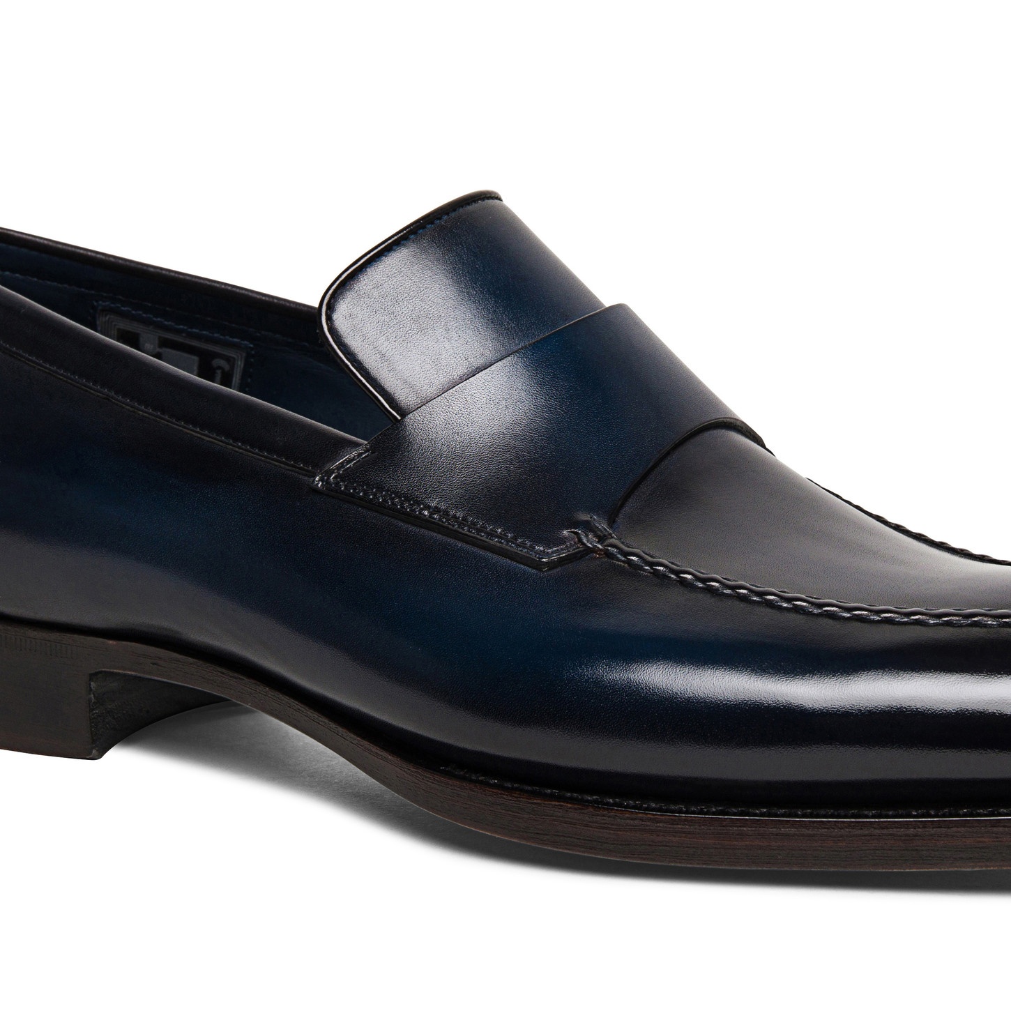 Men’s blue leather Limited Edition penny loafer - 6