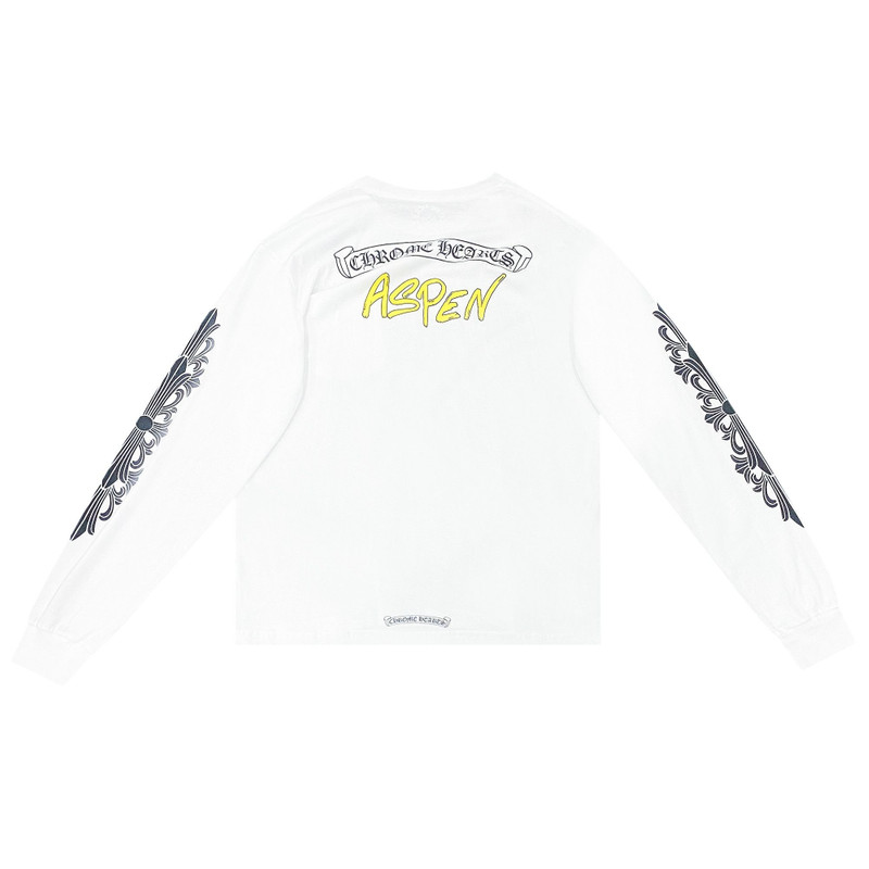 Chrome Hearts Chrome Hearts Aspen Floral Long-Sleeve 'White' outlook