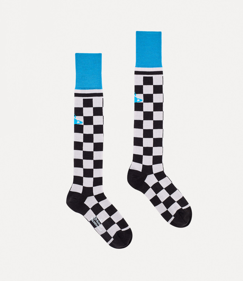 Vivienne Westwood CHECK HIGH SOCK outlook