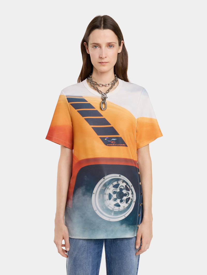 SLEEVELESS TOP "FAST CARS" IN JERSEY 3