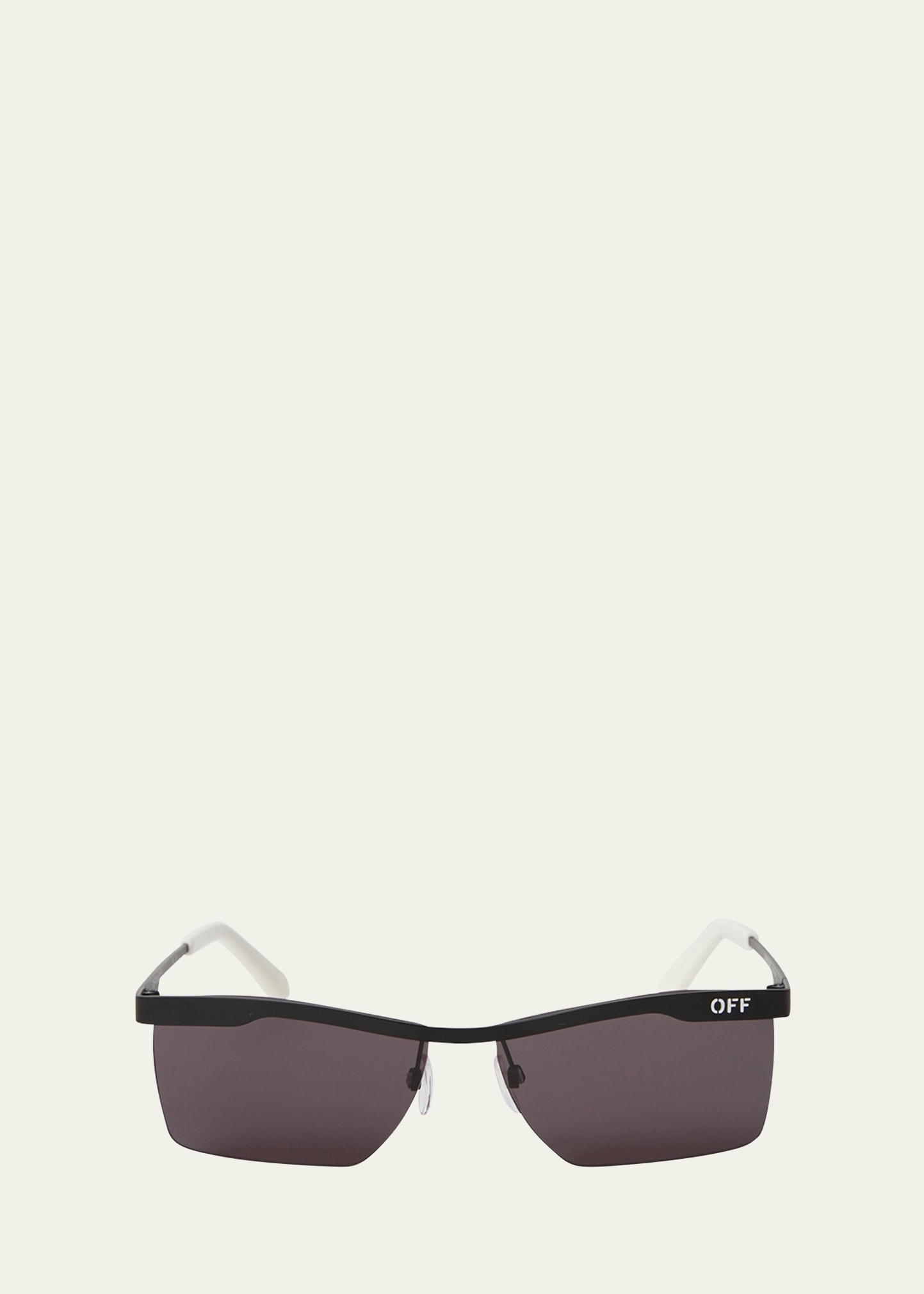Men's Rimini Metal Rectangle Sunglasses - 1