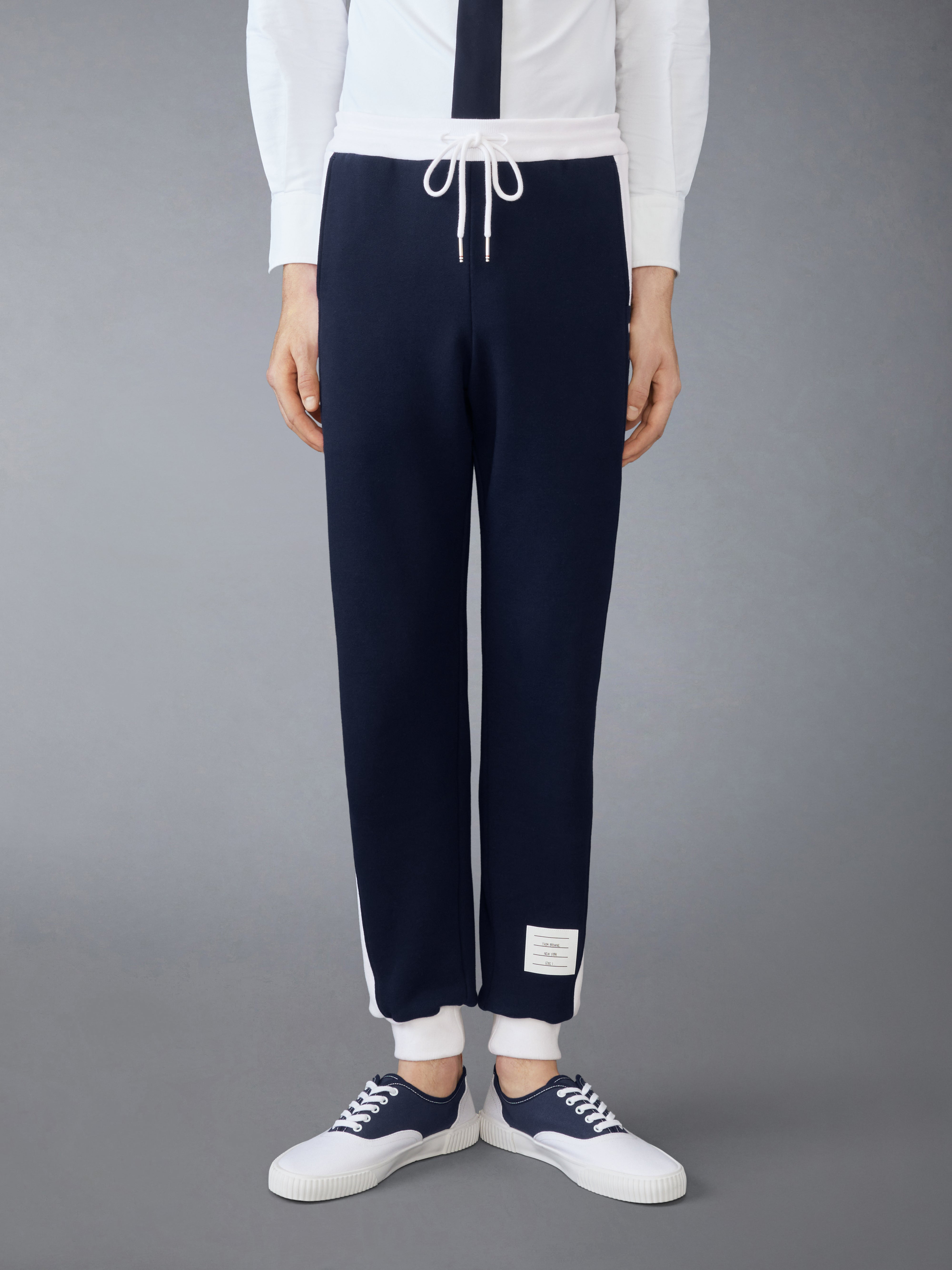 Classic 4-Bar Jersey Loopback Sweatpants - 2