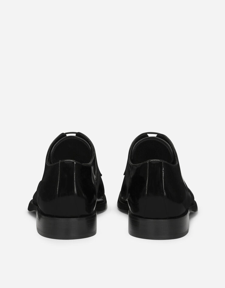 Polished calfskin Derby shoes - 3