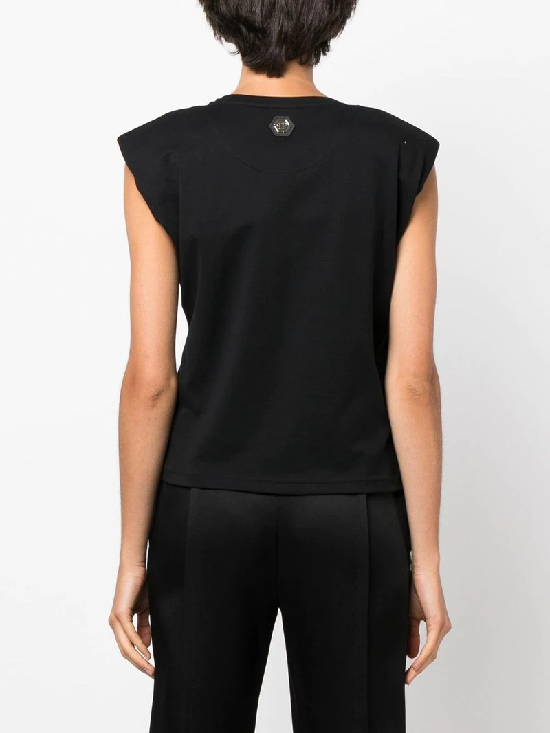 logo-print cotton tank top 4