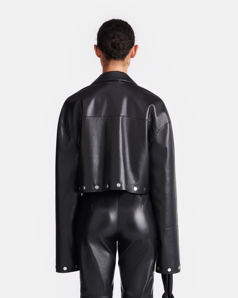 Studded Okobor™ Alt-Leather Shirt 5