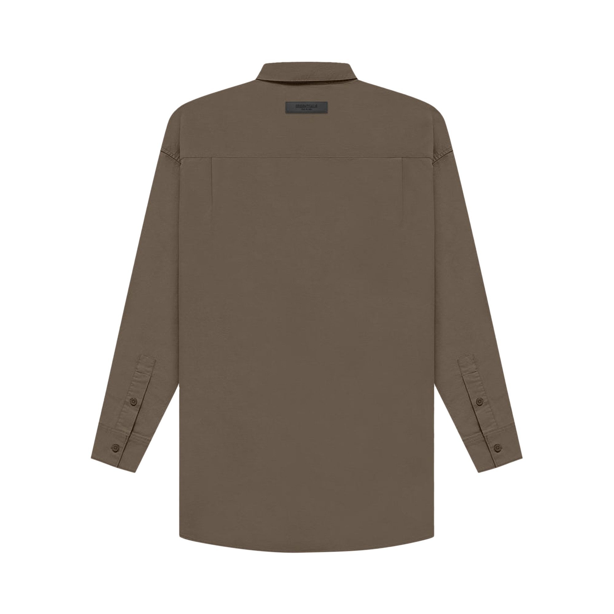 Fear of God Essentials Long-Sleeve Oxford 'Wood' - 2